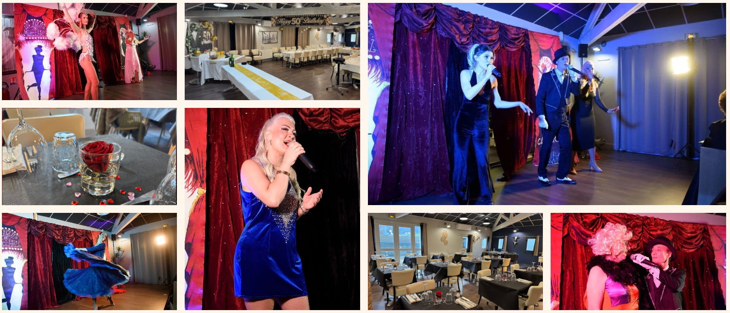 Mosiac de photos de spectacle