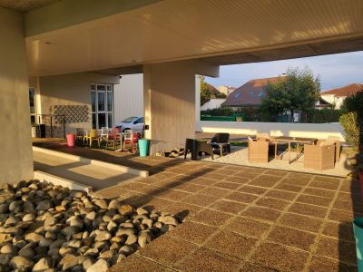 Terrasse lumiere du soir