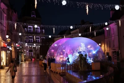 The Christmas market in Dreux