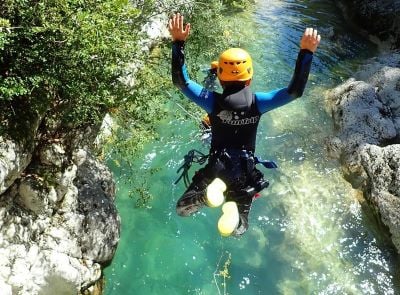 canyoning gorges loup alpes martimes