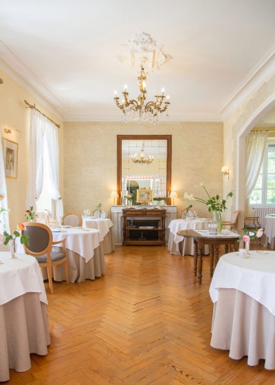 restaurant barbotan les thermes hotel chateau bellevue 4