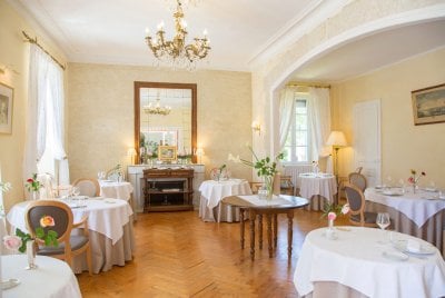 restaurant barbotan les thermes hotel chateau bellevue 5