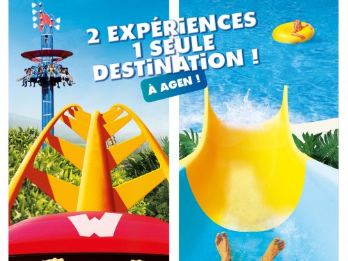 Forfait PACK Comfort Walibi ou Aqualand à partir de 37 €/pers