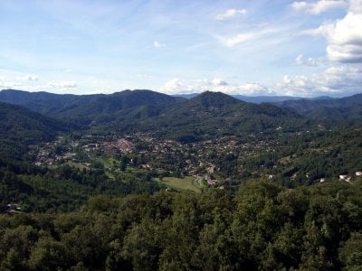 Saint Jean du Gard   Vue de Saint Roman 1