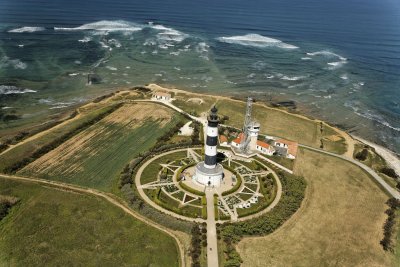 phare de chassiron vu du ciel