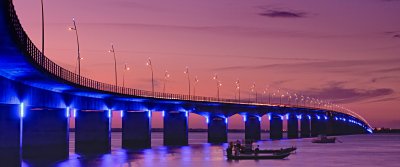 pont oleron de nuit