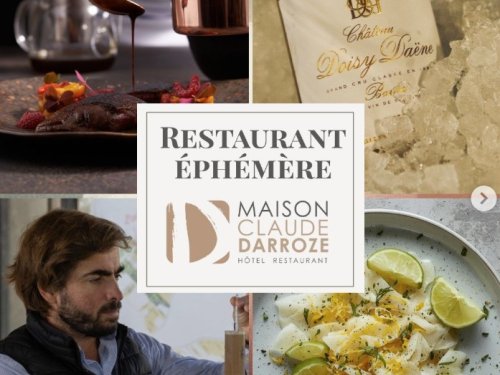 Restaurant éphémère au Château Doisy-Daëne
