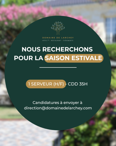 OFFRE D'EMPLOI - Le 1930 recrute un serveur (H/F) pour un restaurant au coeur du vignoble de Pessac-Léognan