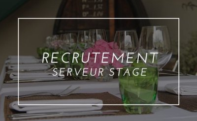Recrutement poste de serveur restaurant (stage)