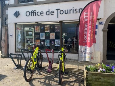 Rental of classic and electric mountain bikes at the Tourist Office in Bruyères