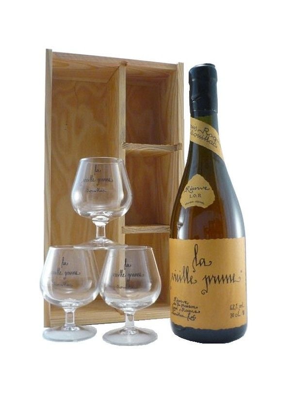 la vieille prune de souillac coffret 70cl