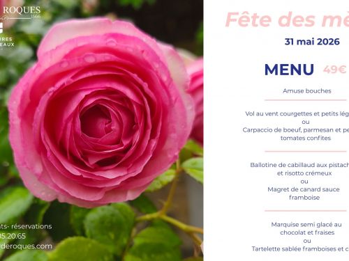 Menu fêtes des mères
