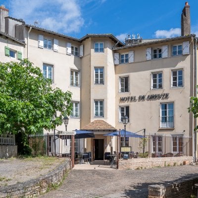 Hotel de Greuze Tournus terrasse