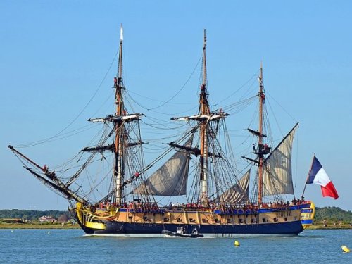 The "Corderie Royale" and "L'Hermione"
