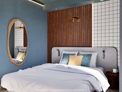 Chambre Double Cosy – Une invitation au calme et à la sérénité