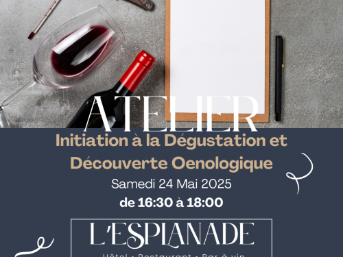 🍇 Atelier Œnologique : Initiation à la Dégustation et Découverte Œnologique🍷