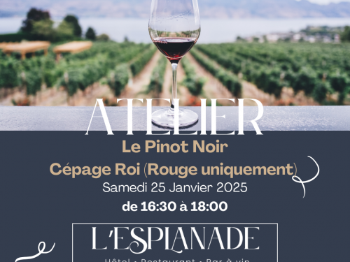 🍇 Atelier Œnologique : Le Pinot Noir, cépage Roi 🍷