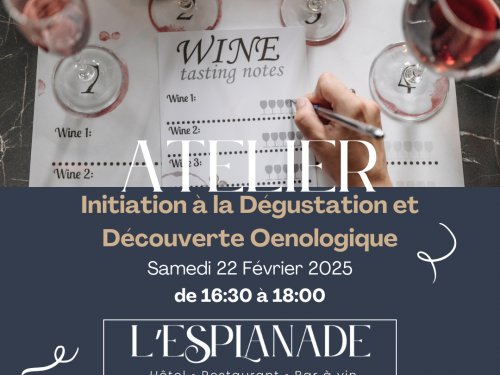 🍇 Atelier Œnologique : Initiation à la Dégustation et Découverte Œnologique🍷