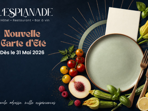 ☀️ Nouvelle carte d’été à découvrir dès le 31 mai à L’Esplanade