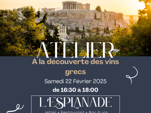 À la découverte des vins grecs – Atelier œnologique 🍷🇬🇷