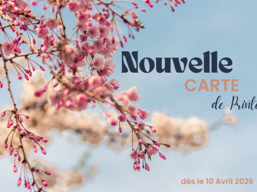 🌸 Lancement de la nouvelle carte de Printemps – 10 avril 2026