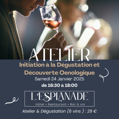 🍷 Atelier du 24 Janvier 2026 – Initiation à la dégustation