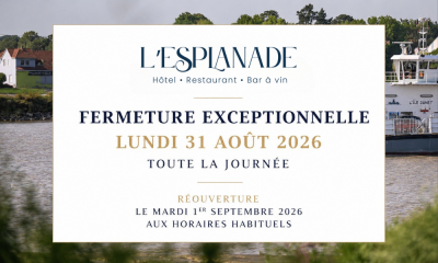 Fermeture exceptionnelle – Lundi 31 août 2026