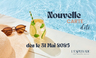 Nouvelle carte d’été à L’Esplanade