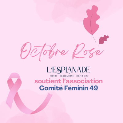 L'Esplanade soutient Octobre Rose