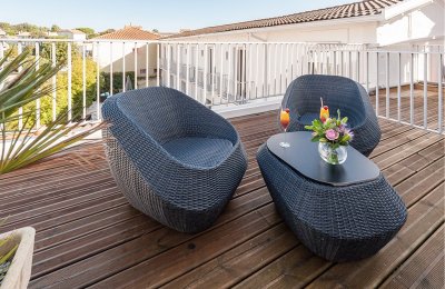 terrasse chambre hotel de la plage saint palais