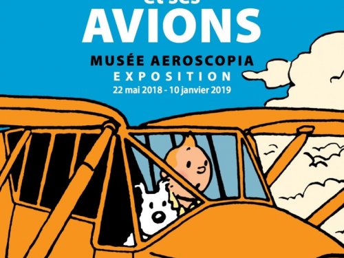 Exposition Tintin et ses avions