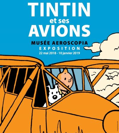 Exposition Tintin et ses avions 
