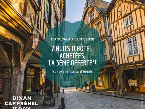 2 nights = 3e night offered