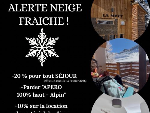 NEIGE FRAICHE ! ALERTE AVANT les vacances de Février 2026