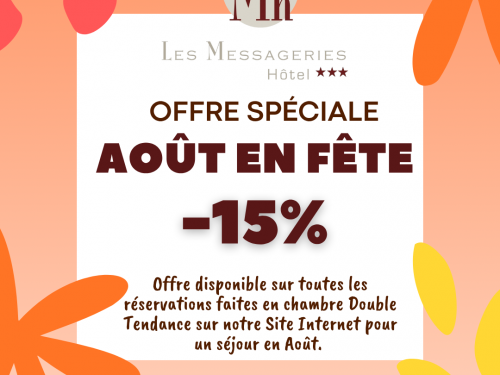Offre "Août en Fête" 2025 