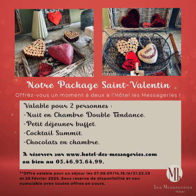 Package St Valentin 2025