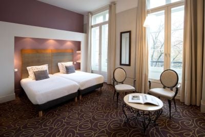 Chambre superieure hotel de Normandie 4 etoiles Bordeaux 15 fliped 1