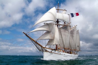 Le "MARITÉ" escale du voilier