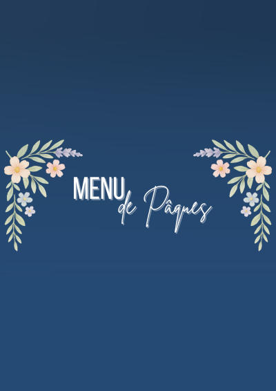 Menu de Pâques 