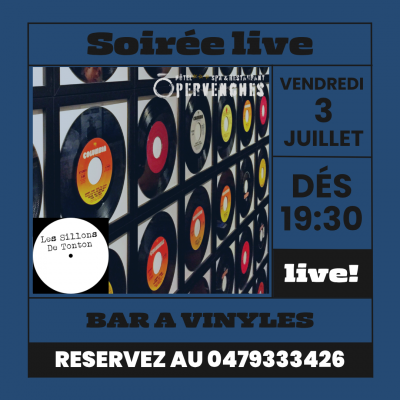 Soirée bar a vinyles vendredi 3 juillet - Chambery 