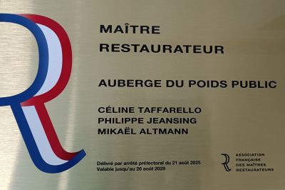 Maitre restaurateur 2025