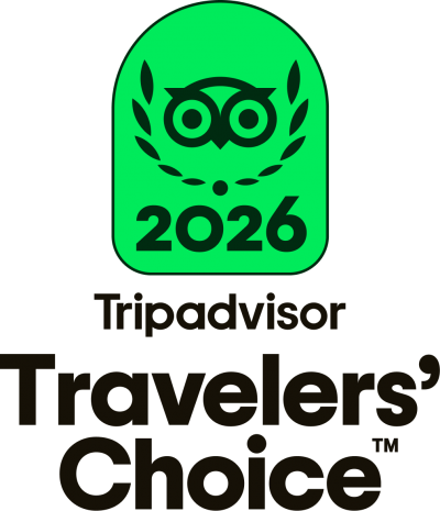 Tripadvisor TC Badge Travelers Choice Center Aligned Black L