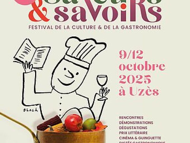 saveurs savoirs 2025 hotel uzes centre