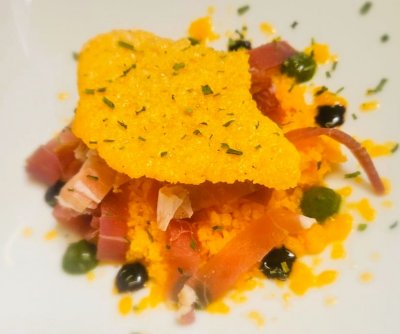 Granite de Melon et Jambon Cru