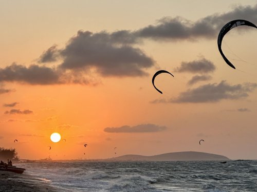 O paraíso do kitesurf