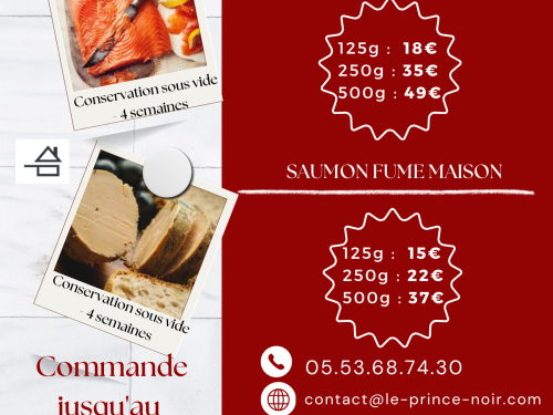 Saumon fumé et Foie gras mi-cuit