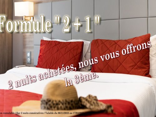 Forfait 3 nuits pour le prix de 2  