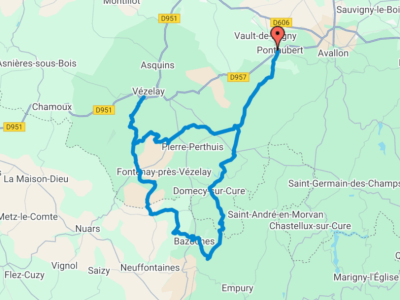 au soleil dor route vlo chteau de bazoches vzelay long 1080x608