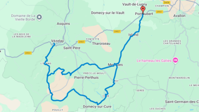 au soleil dor route vlo chteau de bazoches vzelay court 1080x608