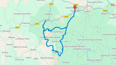 au soleil dor route vlo chteau de bazoches vzelay long 1080x608